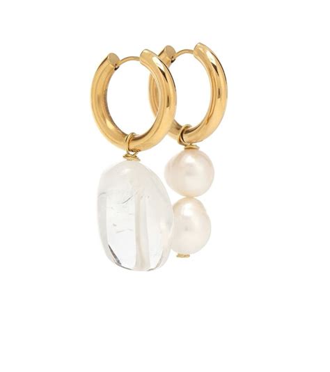 perlen ohrringe fendi|Women's Designer Earrings & Brooches .